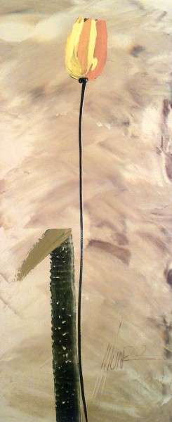 Munro - Yellow - Stunning signature painting - 90cm x 37cm - Giveaway price!!